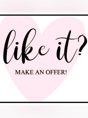 Pink Heart 'Make An Offer' Graphic